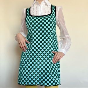 Cider 60s-Inspired Knitted Baby Doll Mod Dress